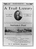 Historic Print (L): [Full-page advertisements for business enterprises on the Valdez-Fairbanks Trail, Alaska