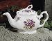 Royal Patrician Bone China 6 Cup Teapot Pansy Pattern