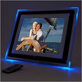 Vason 12.1 Digital Photo Picture Frame Blue LED, 1gb internal memory, mp3 and mp4 video