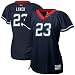 Buffalo Bills Jerseys : Reebok NFL Equipment Buffalo Bills #23 Marshawn Lynch Ladies Navy Blue Field Flirt Premium Fashion Jersey
