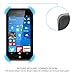 Microsoft Lumia 650 Case, INNOVAA Smart Grid Defender Armor Case W/ Free Screen Protector & Touch Screen Stylus Pen - Black