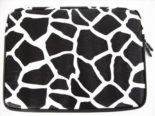 Black/White GIRAFFE pattern 10.1 Laptop soft case NEW