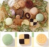 フェルトで作るクッキー3個セットB【マカロン（ピスタチオ）・アイスボックス・クリームサンド（バニラ）】キット