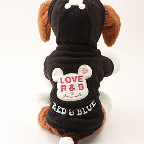 Cotton Blend Sweater with Hoodie for Dog Puppy Coat Jacket Apparel Cartoon Bear Pattern Clothes Theme Various Style Choices Xs S M L Size