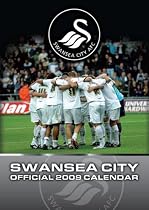 SWANSEA CITY FC OFFICIAL 2009 WALL CALENDAR NEW SEALED