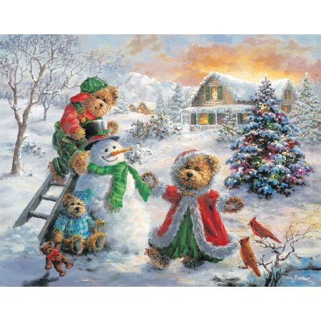 51mE6hEihPL Winter Merriment Jigsaw Puzzle 550pc