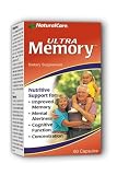 NaturalCare Ultra Memory Dietary Supplement Capsules, 60-Count Bottles (Pack of 2)