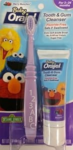 Orajel Baby Oragel Tooth & Gum Cleanser Sesame Street Berry -- 1 Kit