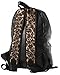AM Landen Leopard PU Studded Backpacks School Bag Medium Size