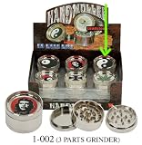 3 Parts Aluminium Coin Quality Polinator Herb Grinder