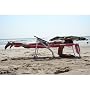 Outdoor Patio Ostrich Folding 3 in 1 Pink Beach Chair