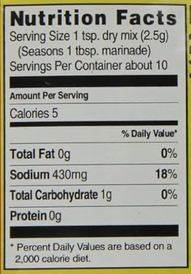 Grill Mates Marinade, Garlic Herb and Wine, .87-Ounce (Pack of 12)
