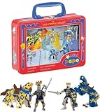 Mini Knights and Horses in a Tin Case (Colors May Vary)