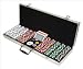 Trademark Global 10-1090-500SQL 500 Dice Style Poker Chip Set