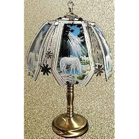 Unicorn Touch Lamp ET-UN3 Select Base Finish: Polished Brass from Lava Lamps