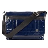 Knomo - 53104NVS - Saxby Slim - Sac Bandouli&egrave;re fin pour MacBook Pro 15" - Bleu