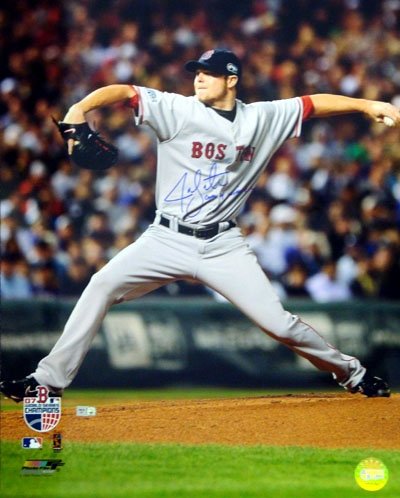 Jon Lester Autographed/Hand Signed Boston Red Sox 16x20 Photo Game 4 Winner MLB Holo
