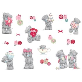 FunToSee Tatty Teddy Celebrations Room Stickers