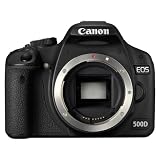 Canon EOS 500D Appareil photo reflex EOS num�rique 15,1 Mpix Full HD Ecran 3" Clear View D�tection de visages Noir  Bo�tier nupar Canon