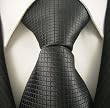 Neckties By Scott Allan 100% Woven Solid Black Mens Ties, Neckties By Scott Allan 100% Woven Solid Black Mens Ties,