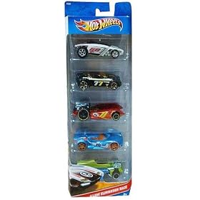 Hot Wheels 5 Car Gift Pack - 4-Lane Elimination Race (T8634)
