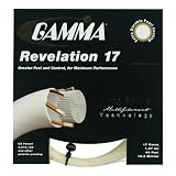 Gamma Revelation 17G Tennis String, Natural