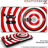 DJ Hero Skin Bullseye Red and White fits Nintendo Wii DJ Heros (DJ HERO NOT ....