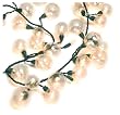 GKI/Bethlehem  Lighting Indoor/Outdoor Kringle 9-Foot 100-Christmas Light Cluster Christmas Garland, Iridescent Twinkle