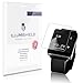 ILLUMISHIELD Screen Protector Compatible with LG G Watch (3-Pack) Clear HD Shield Anti-Bubble and Anti-Fingerprint PET Film