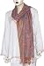 Scarve in Wool & Blend Silk Womens Wraps India 72 x 27 inches (jwstl510)