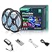 Led Strip Lights 5050 RGB 32.8ft 10M Non-Waterproof Changing Color Led Strips Kit with Remote Controller and 12v Power Supply for Home Kitchen Bedroom Decoration