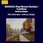 Hedges:   Four Breton Sketches / Cantilena / Scenes from the Humber / Kingston Sketches