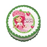 StrawBerry ShortCake Birthday Cake Edible Image Decoration