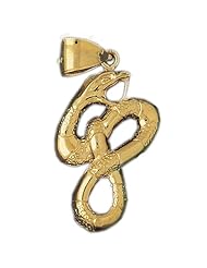 CleverEves 14K Gold Pendant Snake 10.5 - Gram(s)