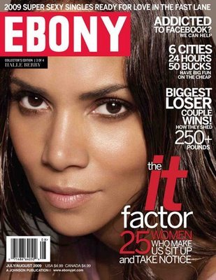Ebony Magazine: Halle Berry (July 2009)- Cover 2 of 4