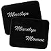 Marilyn Monroe Rhinestone Car SUV Truck Low Back Seat Covers and 4 PCS Carpet Floor Mats