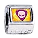Soufeel Gold Plated Music Theme Guitar Plectrum Photo European Beads Bracelets Fits All Pandora/troll/chamilia