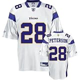 Adrian Peterson Minnesota Vikings White NFL Replica Jersey