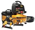 Bostitch CPACK3 Finish Nailer, Brad Nailer, Finish Stapler, and Compressor Combo Kit