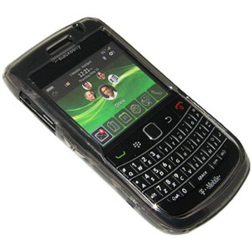 Amzer Luxe Argyle Skin Case with Screen Protector for BlackBerry Bold 9700, Onyx 9700 (Smoke)