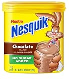 Nesquik Chocolate Powder, No Sugar Added, 16-Ounce Unit (Pack Of 6)