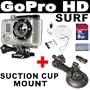 GoPro HD Surf HERO High-Definition Waterproof Digital Camera + GoPro Suction Cup Mount + SD 8GB Memory Card