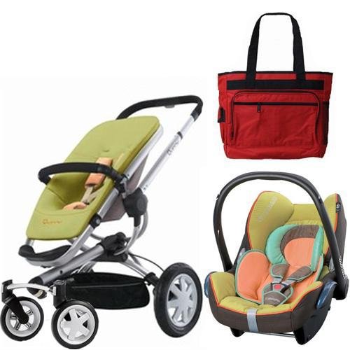 Check out sale price for Quinny 2010 Buzz 4 Travel System in Breen with Free Fashionable Diaper Bag. Free Shipping.