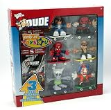 Tech Deck Dude Evolution 6 Figures + 3 Foil Packs of Trading Cards