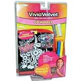 Vivid Velvet Flower & Butterflies CD Holder and Marker Kit with Bonus Rhinestones
