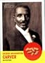 2008 Topps American Heritage Baseball Cards # 43 George Washington Carver ( Peanuts )( Inventor ) Trading Card in Protective Screw Down Display