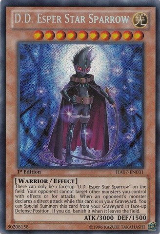 Yu-Gi-Oh! - D.D. Esper Star Sparrow (HA07-EN031) - Hidden Arsenal 7: Knight of Stars - 1st Edition - Secret Rare On Sale
