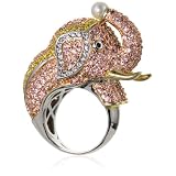 nOir Novelty Elephant Ring, Size 7