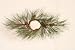 Pack of 2 Natchez Pine Artificial Christmas Candle Rings 32"