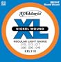 D'Addario EXL110 Satz Nickelsaiten f�r E-Gitarre 010' - 046' Regular Light
